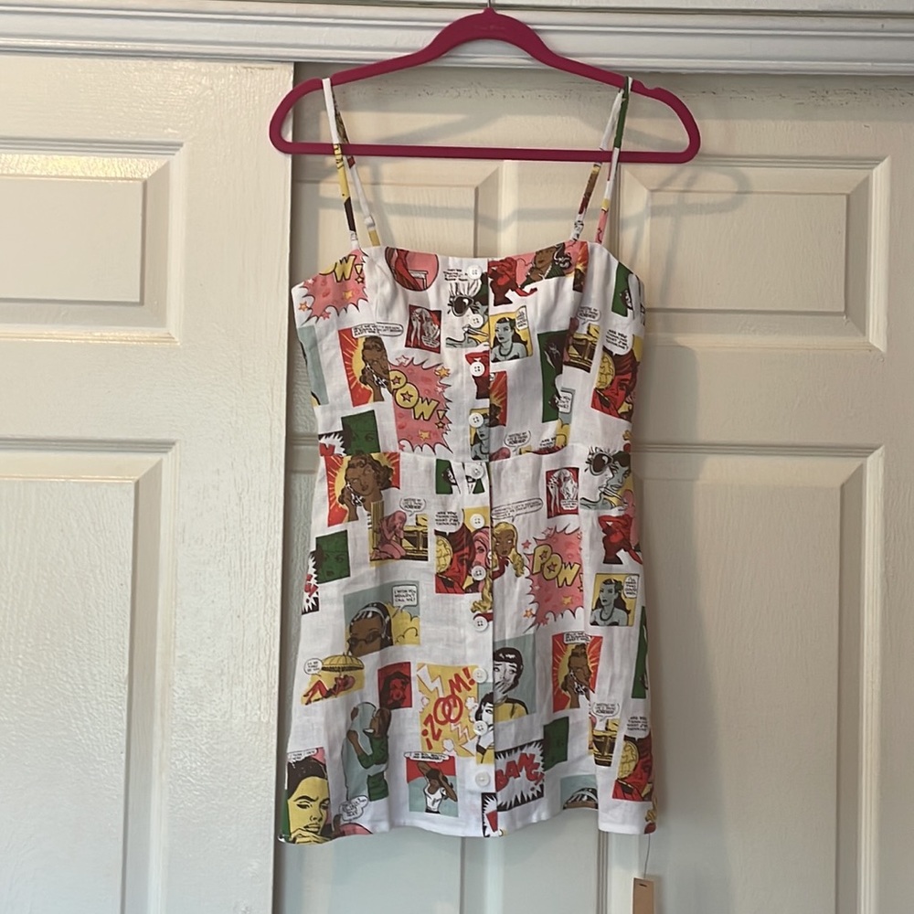 Reformation Huckleberry Linen Dress